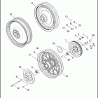 FXSTB 1BTY NIGHT TRAIN (2001) Заднее колесо