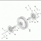 FLHRSEI 1PDC CVO ROAD KING (2002) Переднее колесо