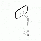 FLHTC 1DJV ELECTRA GLIDE CLASSIC (2002) Зеркало