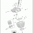 FXSTB 1BTY NIGHT TRAIN (2001) CYLINDERS, HEADS & VALVES - TWIN CAM 88B ™