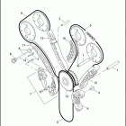 VRSCA 1HAZ VRSCA V-ROD (2002) CAMSHAFT DRIVE SYSTEM