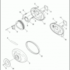 FLHRSEI 1PDC CVO ROAD KING (2002) Воздушный фильтр
