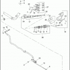 VRSCA 1HAZ VRSCA V-ROD (2002) Тормозной цилиндр задний