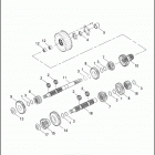 FXSTB 1BTY NIGHT TRAIN (2001) TRANSMISSION GEARS