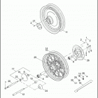 FXSTB 1BTY NIGHT TRAIN (2001) Переднее колесо