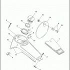 FLHTC 1DJV ELECTRA GLIDE CLASSIC (2001) FUEL TANK CONSOLE - FLHT & FLTR