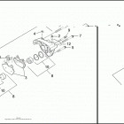 FLHTC 1DJV ELECTRA GLIDE CLASSIC (2002) Передний суппорт