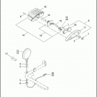 FXDP 1GKV DYNA DEFENDER (2002) TAIL LAMP & REAR TURN SIGNALS