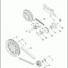 FLHTPI 1FMW ELECTRA GLIDE STANDARD POLICE (2002) BELTS, CHAINS & SPROCKETS