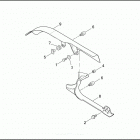 FXSTB 1BTY NIGHT TRAIN (2001) REAR BELT GUARD
