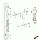 FXDWG3 1PEV CVO DYNA WIDE GLIDE (2002) SHOCK ABSORBER - HYDRAULIC