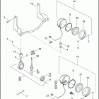 FLHTPI 1FMW ELECTRA GLIDE STANDARD POLICE (2002) PASSING LAMPS & FRONT TURN SIGNALS
