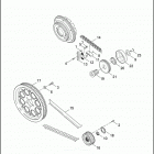 FXD 1GHV DYNA SUPER GLIDE (2002) BELTS, CHAINS & SPROCKETS