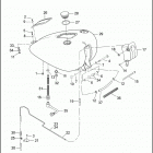 FXSTBI 1JAB NIGHT TRAIN (2002) FUEL TANK - FUEL INJECTED
