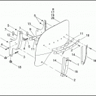 FLHRSEI 1PDC CVO ROAD KING (2002) Стекло ветровое