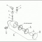 FXDWG3 1PEV CVO DYNA WIDE GLIDE (2002) FRONT TURN SIGNALS