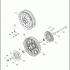FLHTC 1DJV ELECTRA GLIDE CLASSIC (2002) Заднее колесо
