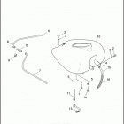 FLHTCUI 1FCW ULTRA CLASSIC (2002) FUEL TANK  - FUEL INJECTED FLHTCUI, FLHTCI & FLTRI