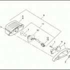 TLE TLE STANDARD SIDECAR (2000) SIDECAR TAIL LAMP