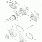 FLHTC 1DJV ELECTRA GLIDE CLASSIC (2002) AIR CLEANER AND ENRICHENER