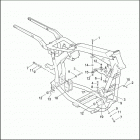 FXDWG3 1PEV CVO DYNA WIDE GLIDE (2002) ENGINE MOUNTS & STABILIZER LINK