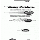 FXSTB 1BTY NIGHT TRAIN (2002) FUEL TANK TRIM