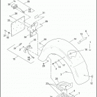 FLHTPI 1FMW ELECTRA GLIDE STANDARD POLICE (2002) Задний бампер