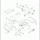FLHTC 1DJV ELECTRA GLIDE CLASSIC (2002) Переднее крыло