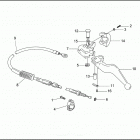 FXSTB 1BTY NIGHT TRAIN (2001) Привод управления сцеплением