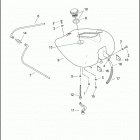 FLHRSEI 1PDC CVO ROAD KING (2002) Топливный бак