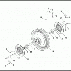 FLTRSEI2 1PCC CVO ROAD GLIDE (2001) Переднее колесо