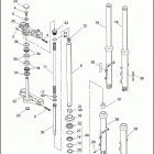 FXD 1GHV DYNA SUPER GLIDE (2001) FRONT FORK - FXD & FXDL