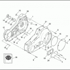 FXDWG2 1PBV CVO DYNA WIDE GLIDE (2001) PRIMARY HOUSING
