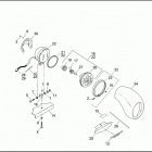 FXDWG2 1PBV CVO DYNA WIDE GLIDE (2001) Фара