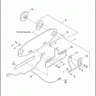 FXDP 1GKV DYNA DEFENDER (2001) LICENSE PLATE BRACKET, REAR MARKER LIGHTS