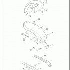 FXDWG2 1PBV CVO DYNA WIDE GLIDE (2001) FRONT & REAR FENDER & REAR FENDER COVERS