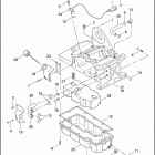 FLHTC 1DJV ELECTRA GLIDE CLASSIC (2001) TRANSMISSION HOUSING & OIL TANK