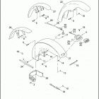 FXSTB 1BTY NIGHT TRAIN (2001) FRONT FENDER - FXST / I, FXSTB / I, FXSTD / I, FLS...