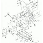 FLTRSEI2 1PCC CVO ROAD GLIDE (2001) TRANSMISSION HOUSING & OIL TANK