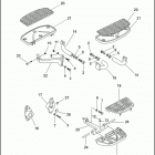 FLHTC 1DJV ELECTRA GLIDE CLASSIC (2001) FOOTBOARDS