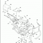 FXDP 1GKV DYNA DEFENDER (2001) FRAME & JIFFY STAND