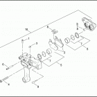 FLTRSEI2 1PCC CVO ROAD GLIDE (2001) Задний суппорт