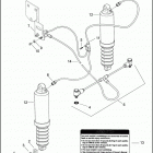 FLTRSEI2 1PCC CVO ROAD GLIDE (2001) REAR SHOCK ABSORBERS & AIR SUSPENSION SYSTEM
