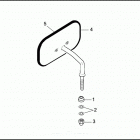 FXSTB 1BTY NIGHT TRAIN (2001) Зеркало