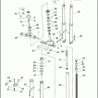 FXDWG2 1PBV CVO DYNA WIDE GLIDE (2001) Передняя вилка