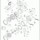 XL1200 1CAP SPORTSTER 1200 (2001) HEADLAMP & MIRROR