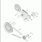 FXDP 1GKV DYNA DEFENDER (2001) BELTS, CHAINS & SPROCKETS