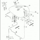 FXSTD 1BSY SOFTAIL DEUCE (2001) FUEL TANK - FXSTD