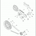 FLHTC 1DJV ELECTRA GLIDE CLASSIC (2001) BELTS, CHAINS & SPROCKETS