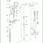FLHTC 1DJV ELECTRA GLIDE CLASSIC (2001) Передняя вилка